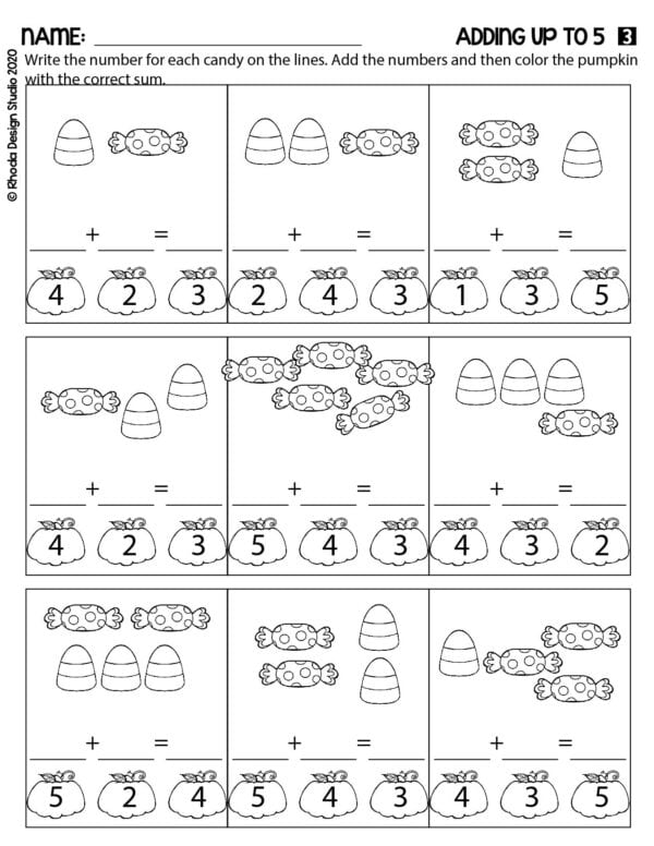 adding_up_to_5_worksheet-3