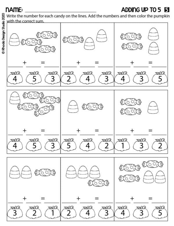 adding_up_to_5_worksheet-5