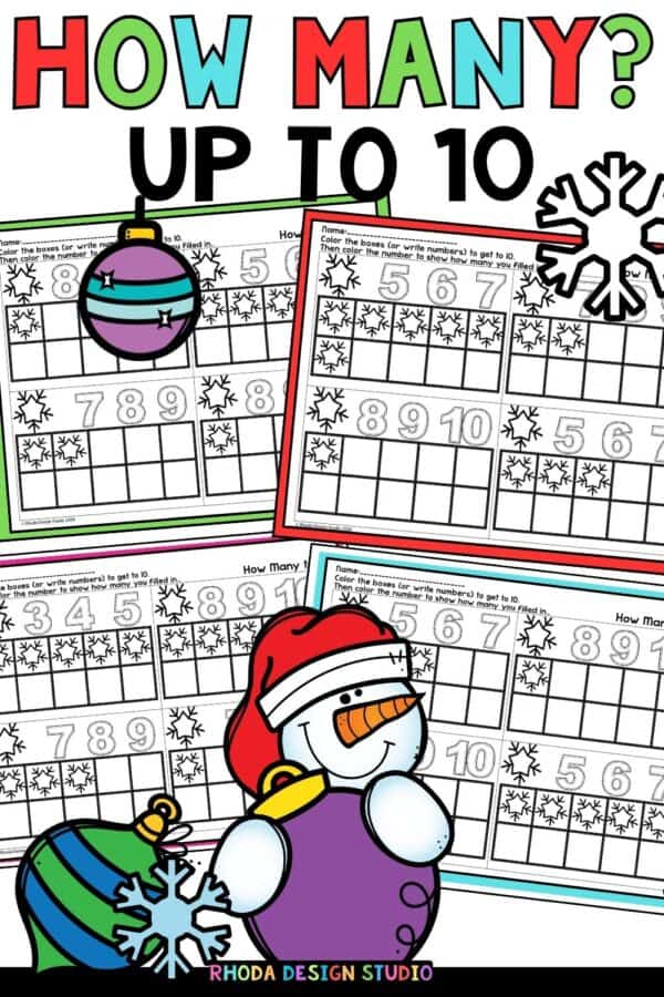 how many up to 10 counting worksheets