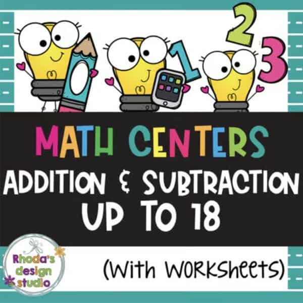 math-center-activity-addtion-subtraction-up-to-18