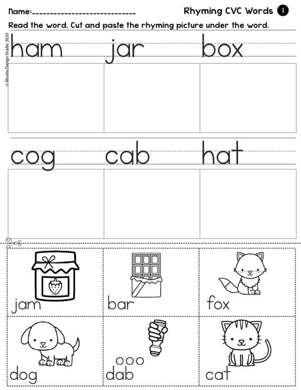 rhyming_cvc_pictures_words_worksheet-1