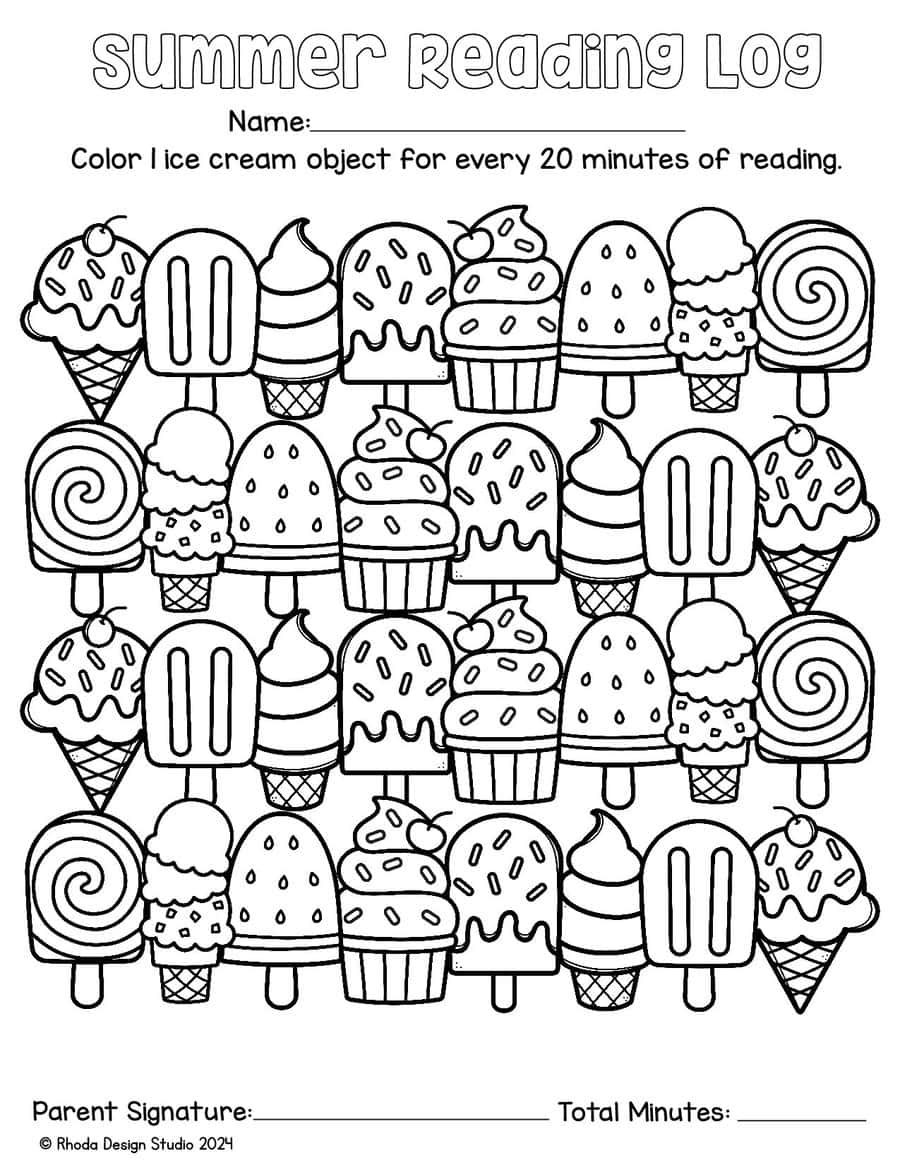 Dive into a summer of stories with our free reading log printable! Download now and watch your child's reading journey come alive.