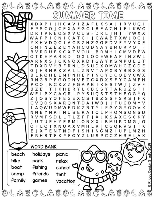 summer-word-search-_summer time