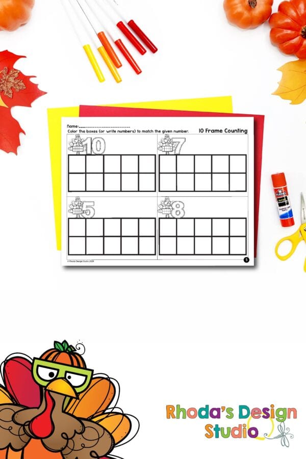 turkey_ten_frames_counting_worksheets-01