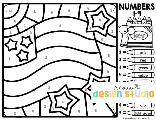 4th-of-july-color-by-number_numbers1-9
