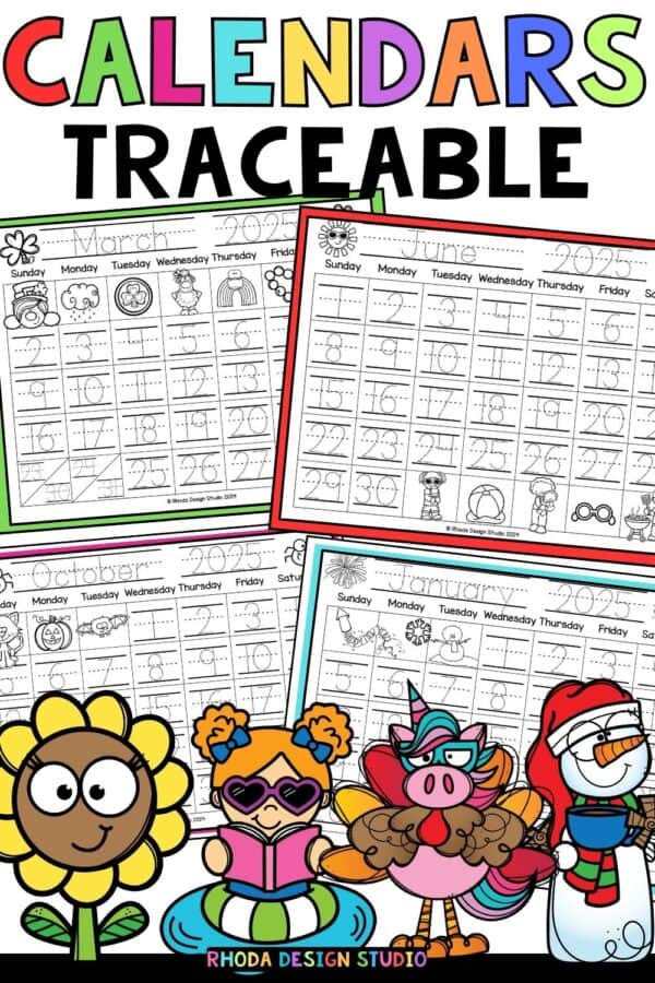 Traceable January 2025 Calendar Gail Timmie