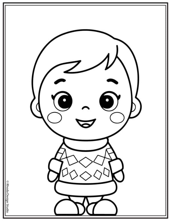 Christmas-Coloring-Pages_boy-ugly-sweater