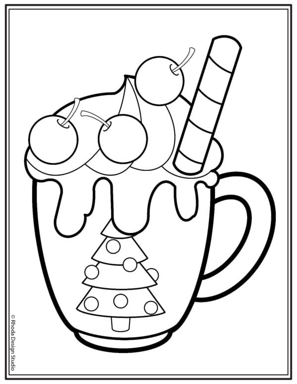 Christmas-Coloring-Pages_hot-chocolate-cherries
