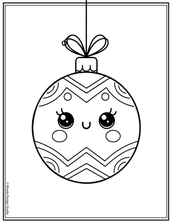 Christmas-Coloring-Pages_ornament-kawaii