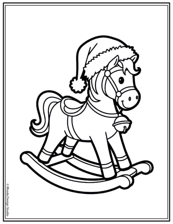 Christmas-Coloring-Pages_rocking-horse