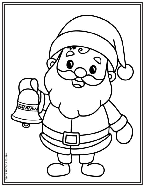 Christmas-Coloring-Pages_santa-bell