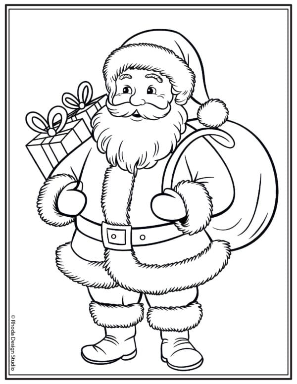 Christmas-Coloring-Pages_santa-sack-gifts