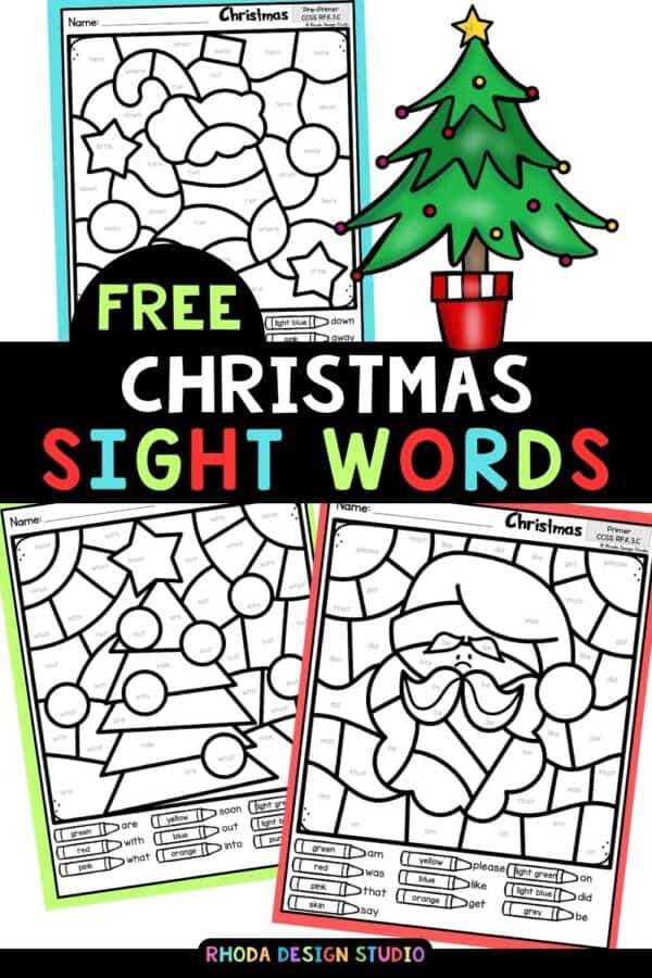 Christmas-Sight-Words-Coloring-Pages-Worksheets