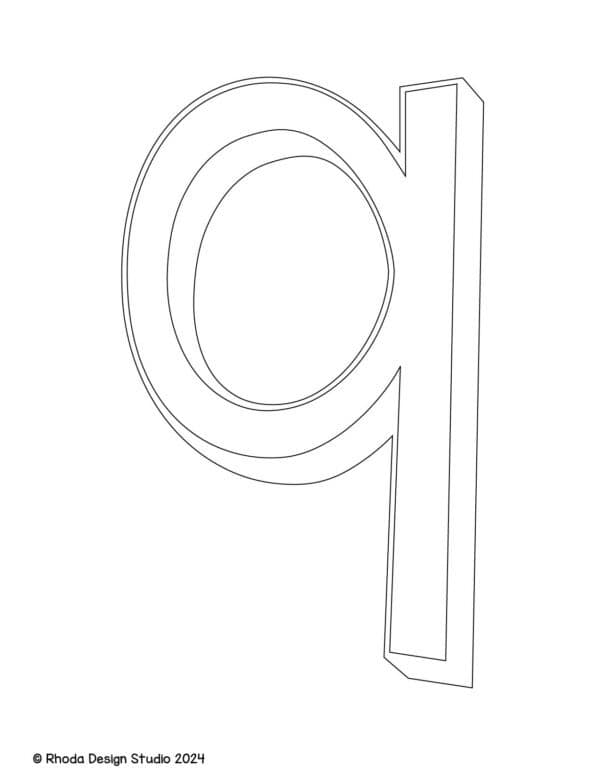 alphabet-letter-printables-3d-lowercase_q