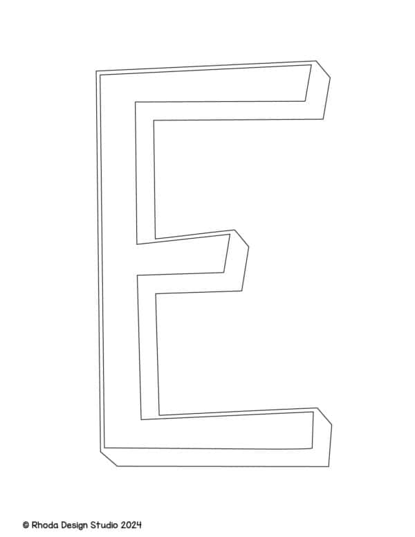 alphabet-letter-printables-3d-uppercase_e