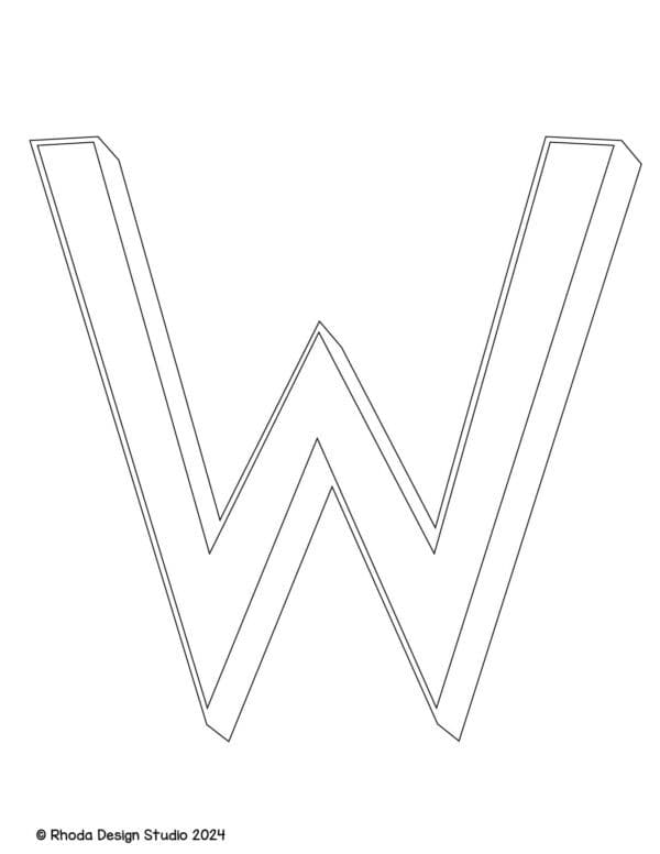 alphabet-letter-printables-3d-uppercase_w