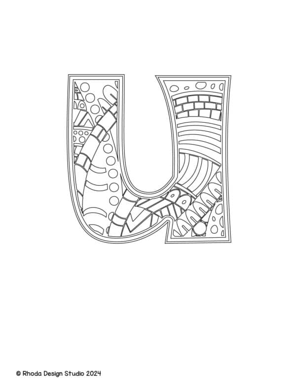 alphabet-letter-printables-doodle-lowercase_u