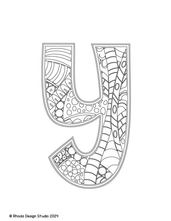 alphabet-letter-printables-doodle-lowercase_y