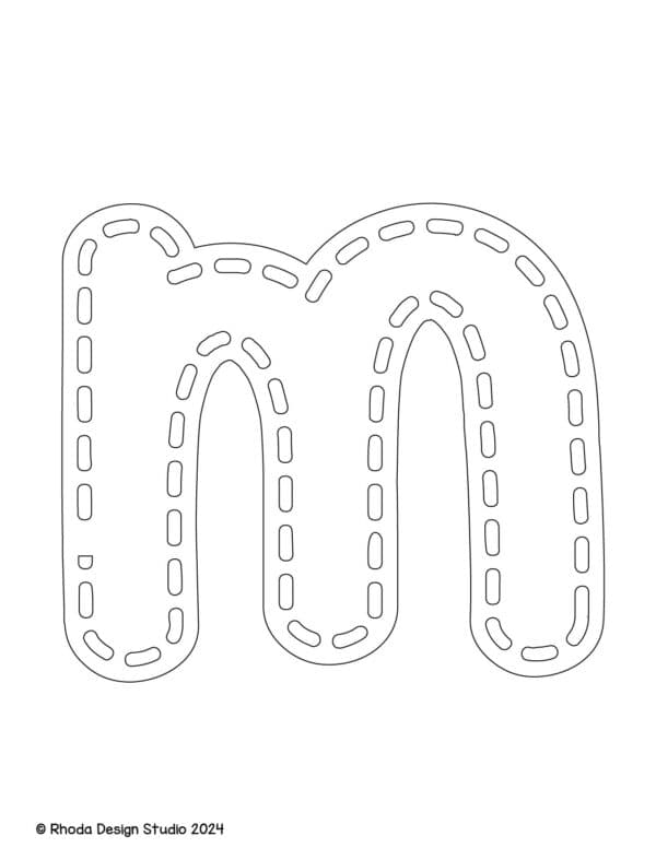 alphabet-letter-printables-stitched-lowercase_m