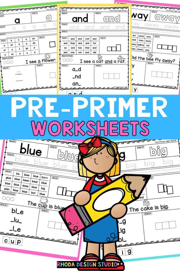 pre-primer-sight-word-worksheets
