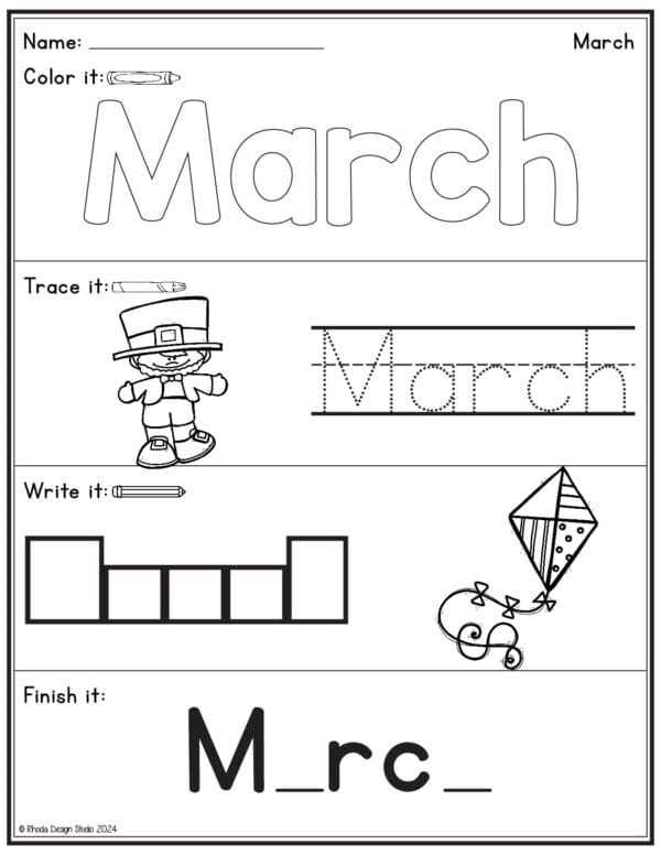 months-year-trace_March