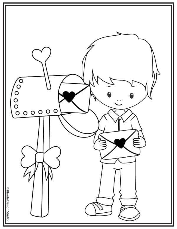 valentine-coloring-pages-2_boy-mail