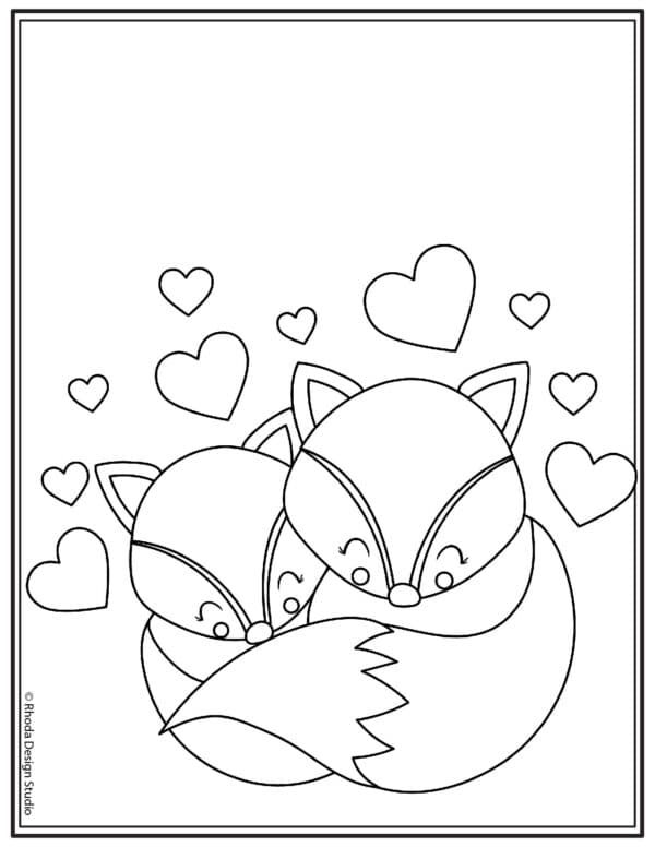 valentine-coloring-pages-2_fox-snuggle
