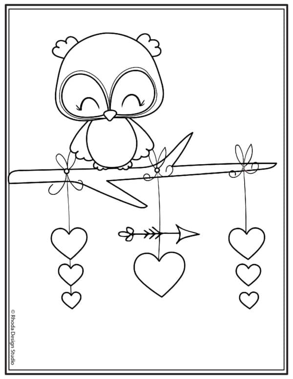 valentine-coloring-pages-2_owl-branch
