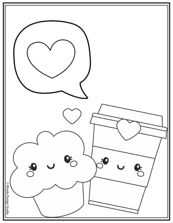 valentine-coloring-pages_cupcake-coffee