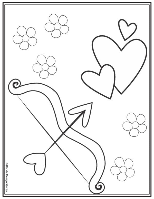 valentine-coloring-pages_cupids-bow