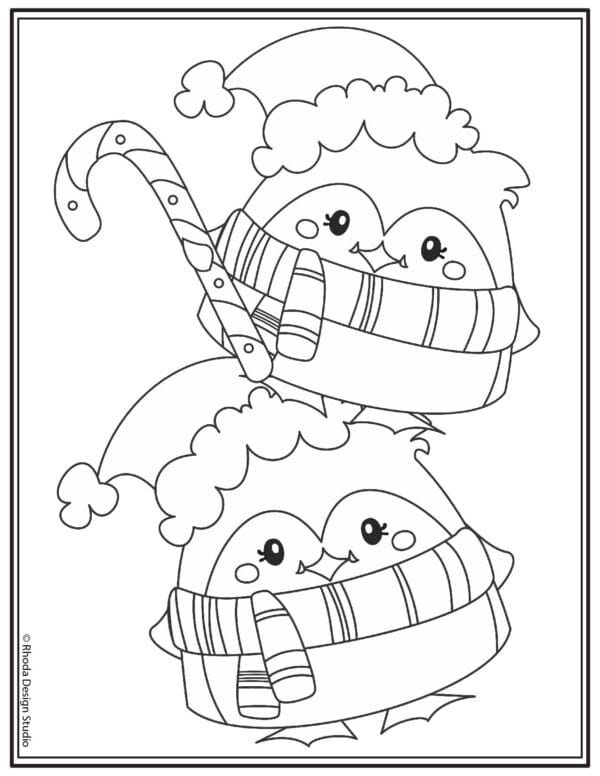 winter-coloring-pages_penguin-stack