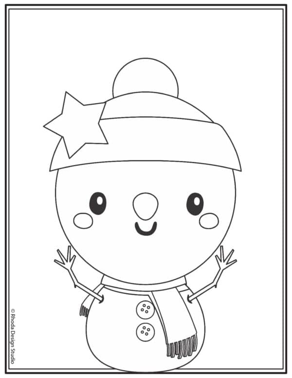 winter-coloring-pages_snowman