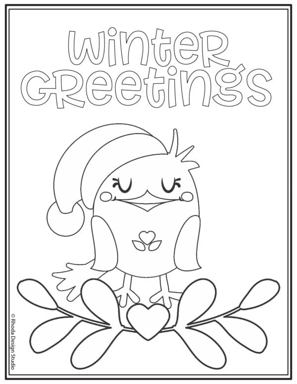 winter-coloring-pages_winter-greetings