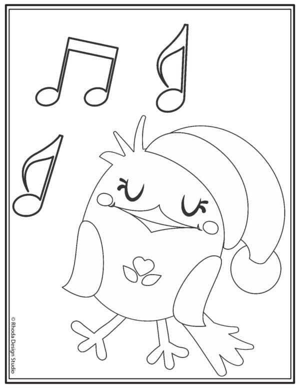 winter-coloring-pages_winter-song-bird