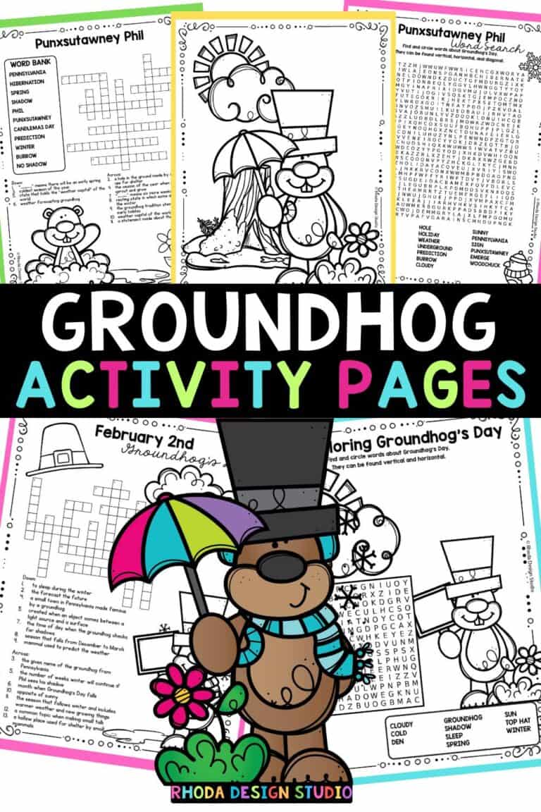 groundhogs-day-activity-pages-coloring-crossword-puzzles