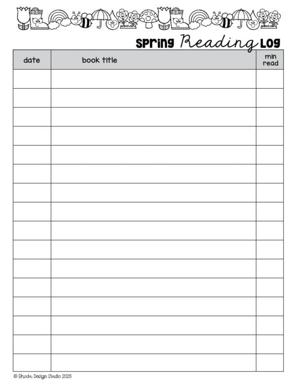 spring-reading-logs_minute-tracker