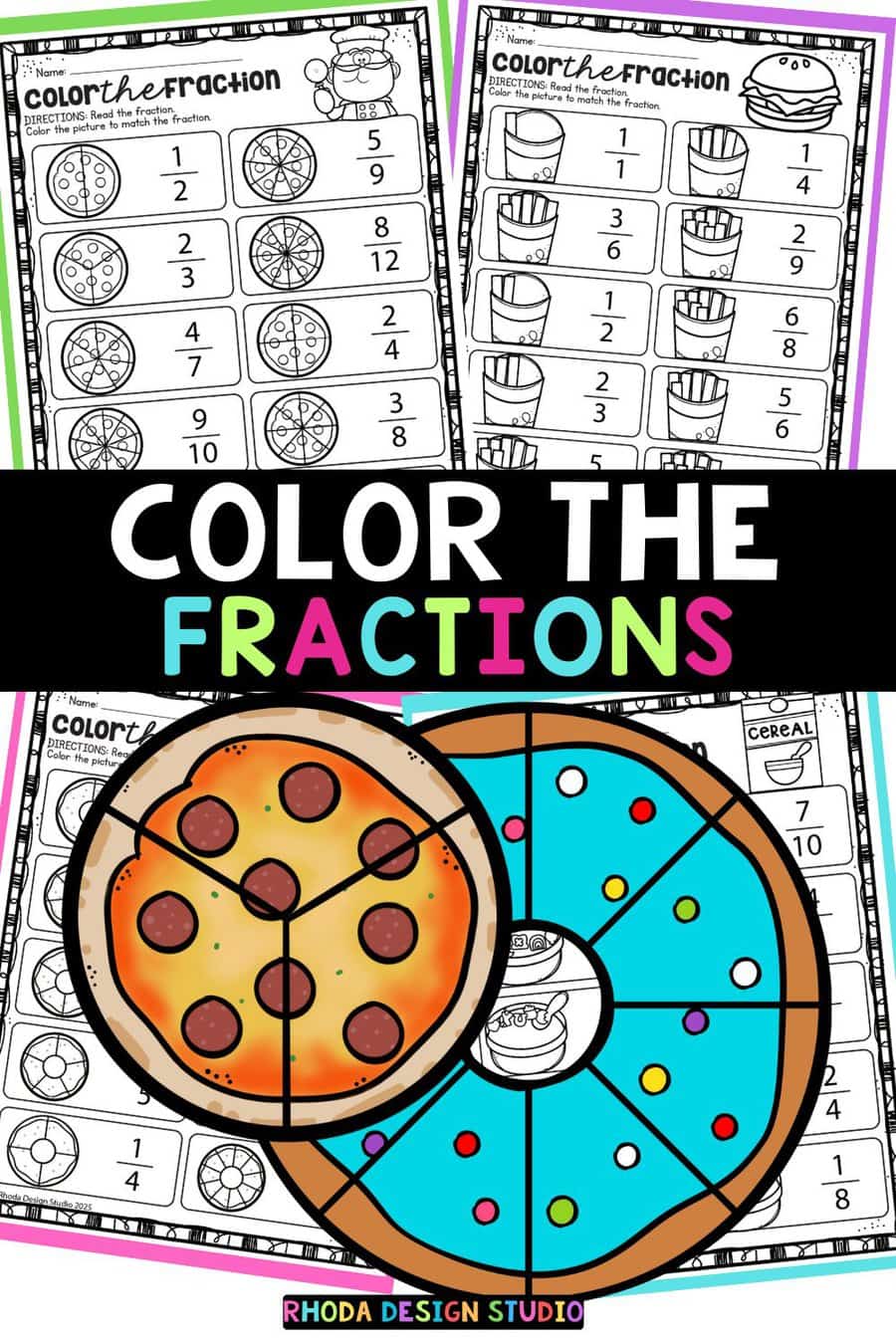 color-the-fraction-food-worksheets-for-math-free