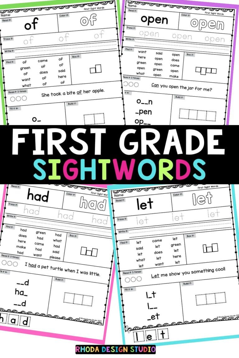first-grade-sight-words-worksheets