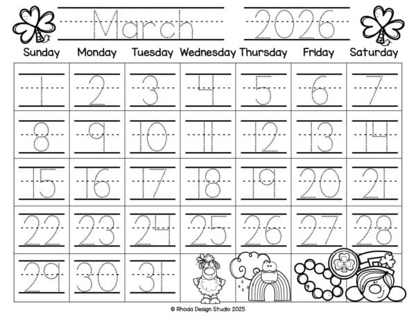 Make 2026 the year of calendar confidence!
These traceable, fillable kid calendars are a great addition to any learning routine.
Print now and build a binder they'll love using.