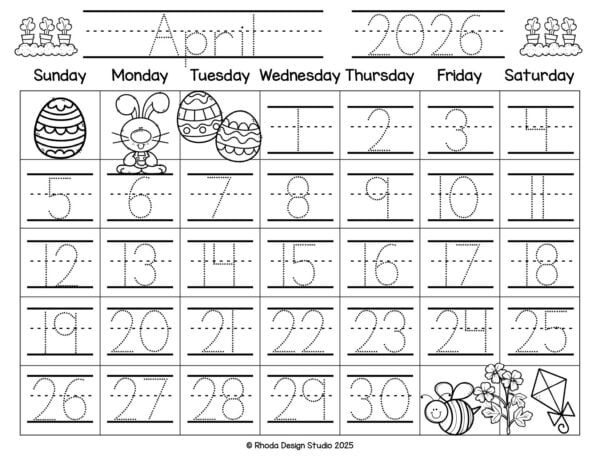 Need a calming morning activity for your students?
This 2026 calendar printable set lets kids trace, plan, and reflect—every single day.
Save this for your classroom prep!