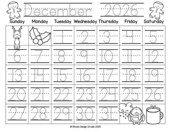 These printable 2026 calendars for kids are a teacher’s dream: no-prep, skill-building, and FUN.
Use in centers, folders, or morning tubs!
Don’t forget to grab the full set.