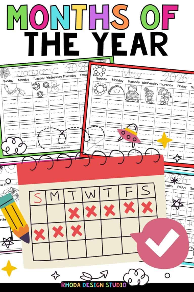 The Months of the Year: Learning Months in Order