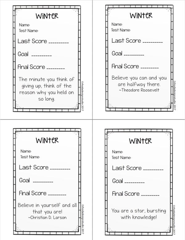 Winter MAP scores tell you whether your fall plan worked. These goal cards walk you through what to keep, what to change, and what to flag for a closer look — one card per student. Free with the K-5 score tracker bundle.