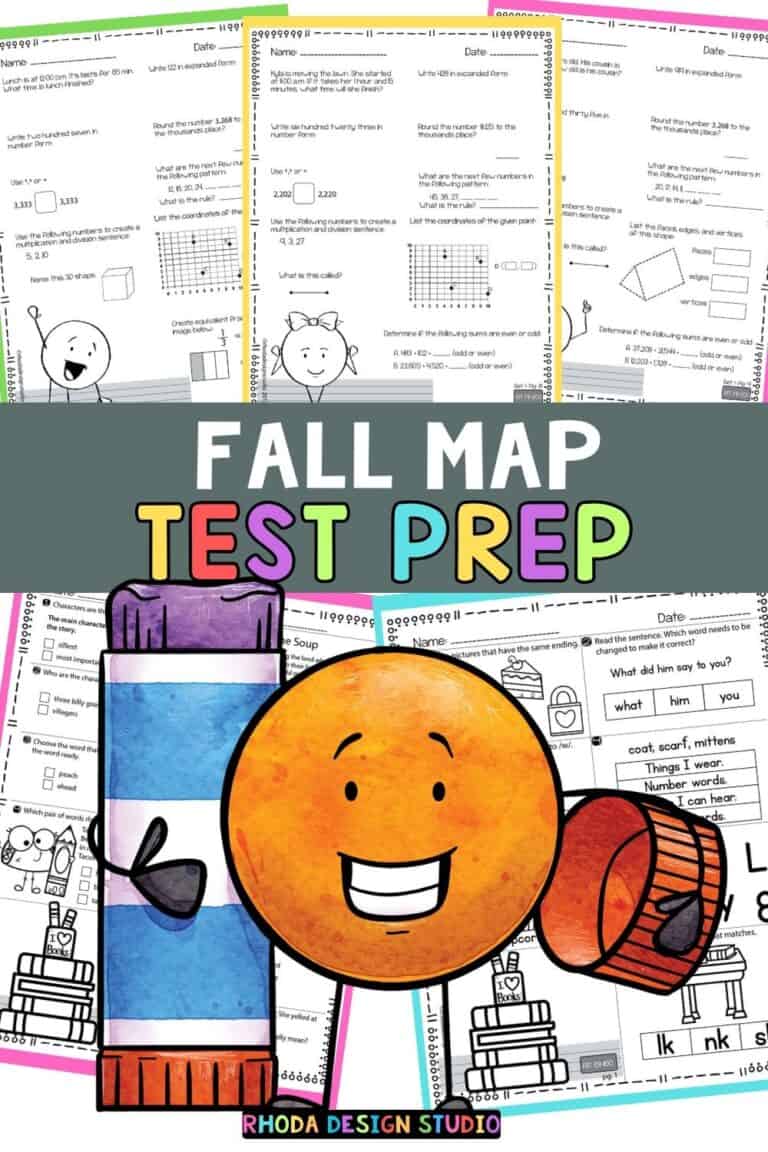 Fall NWEA MAP testing prep checklist for K-5 teachers