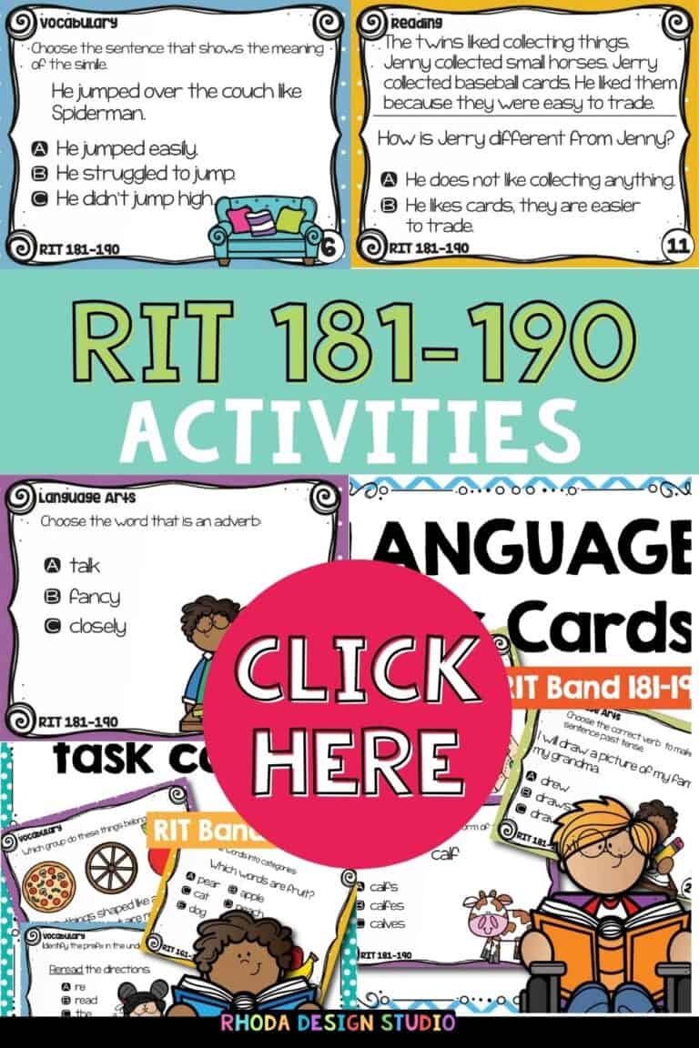 Math and reading activities for K-5 students at RIT 181-190