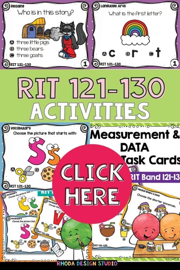 Math and reading activities for K-5 students at RIT 121-130