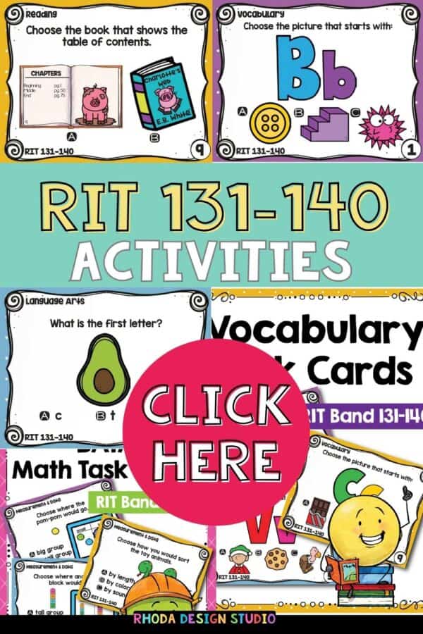 Math and reading activities for K-5 students at RIT 131-140